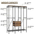 XXL Heavy Duty Wardrobe Closet w/ Shelf, Drawer & Rack
