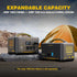 1000W 1408Wh Solar Generator 10A Black Portable Power Station