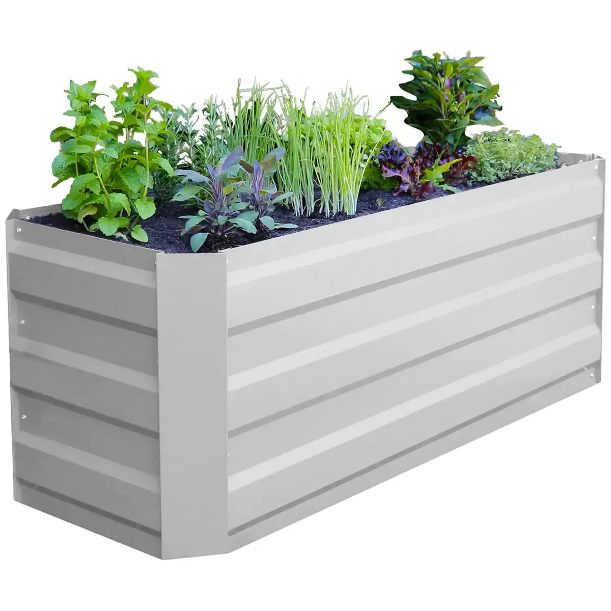 Garden Bed 120 x 45 x 45cm White