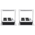2 x Herb Lamp LED 4 Pot Grower 37 x 22 x 36cm