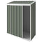 Narrow Garden Shed – 1.5×0.7m Slider & Hinged Door, Aussie‑Made, Mist Green