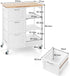 Kitchen Island on Wheels with Storage