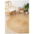 Atrium polo natural indoor rug 150 x 150cm