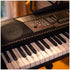 Black Digital Portable Keyboard Pack With Headphones, Stool, 61 Keys, 255 Voices, Adjustable Height Stand