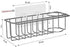 3-in-1 Adhesive Stainless Steel Sink Caddy Organizer Storage for Kitchen  Rustproof