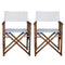 Set  of 2 director chairs