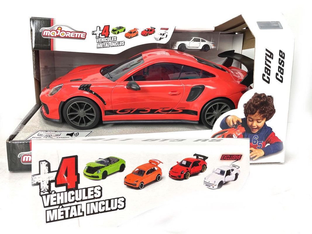 Porsche 911 GT3 RS Carry Case Playset including 4x Diecast Model Cars