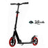 Pulse Kick Push Commuter Scooter Teen Adult Black