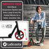 Pulse Kick Push Commuter Scooter Teen Adult Black