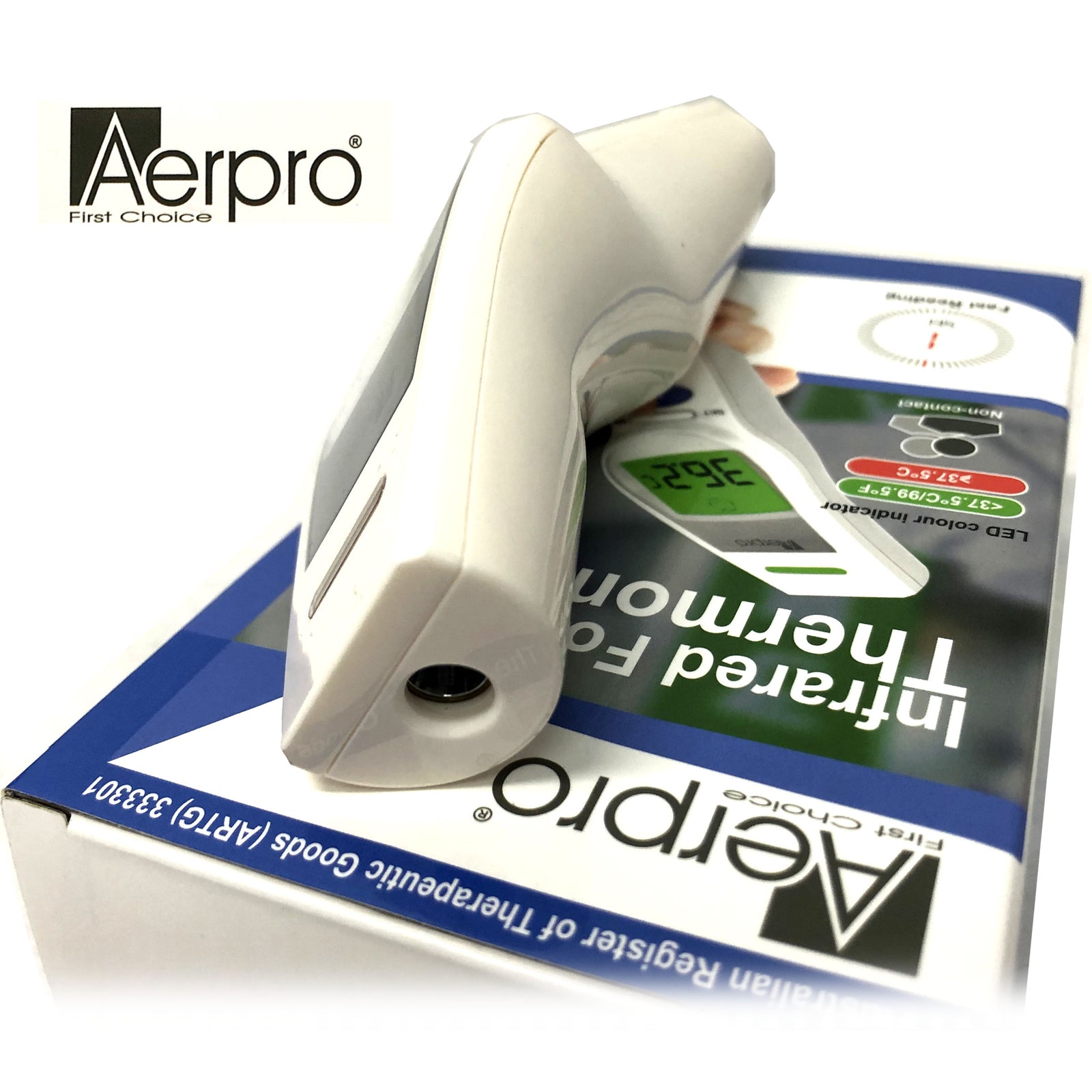 Non Contact Infra Red Forehead & Body Thermometer Australian ARTG Registered