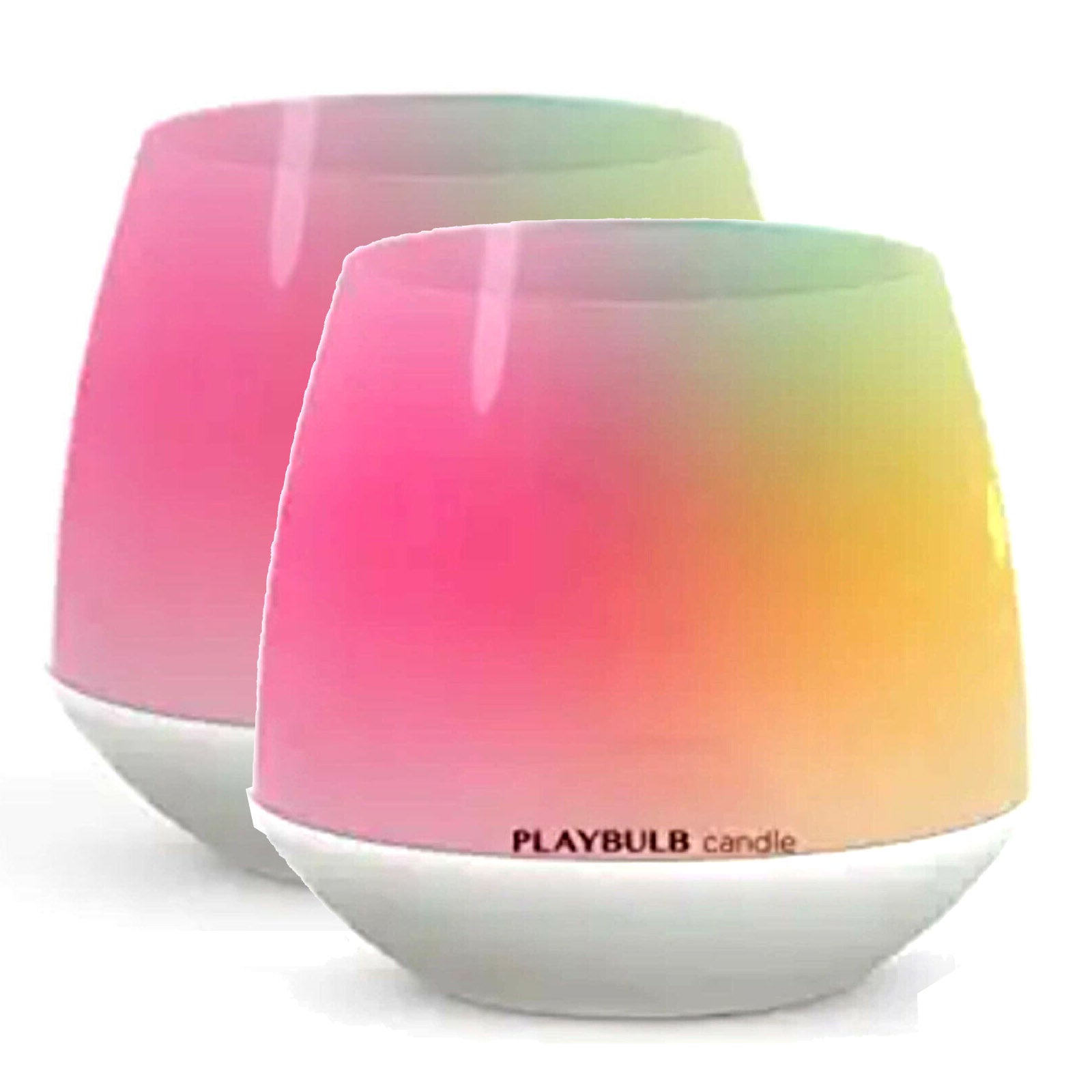 Twin Pack  PlayBulb LED Flameless Candle Night Light App Control Wedding Party