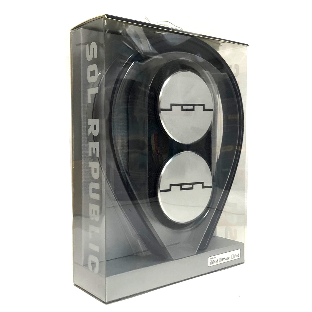 SOL Republic Tracks HD V10 On Ear Headphones Wired 3.5mm with Mic Silver Grey