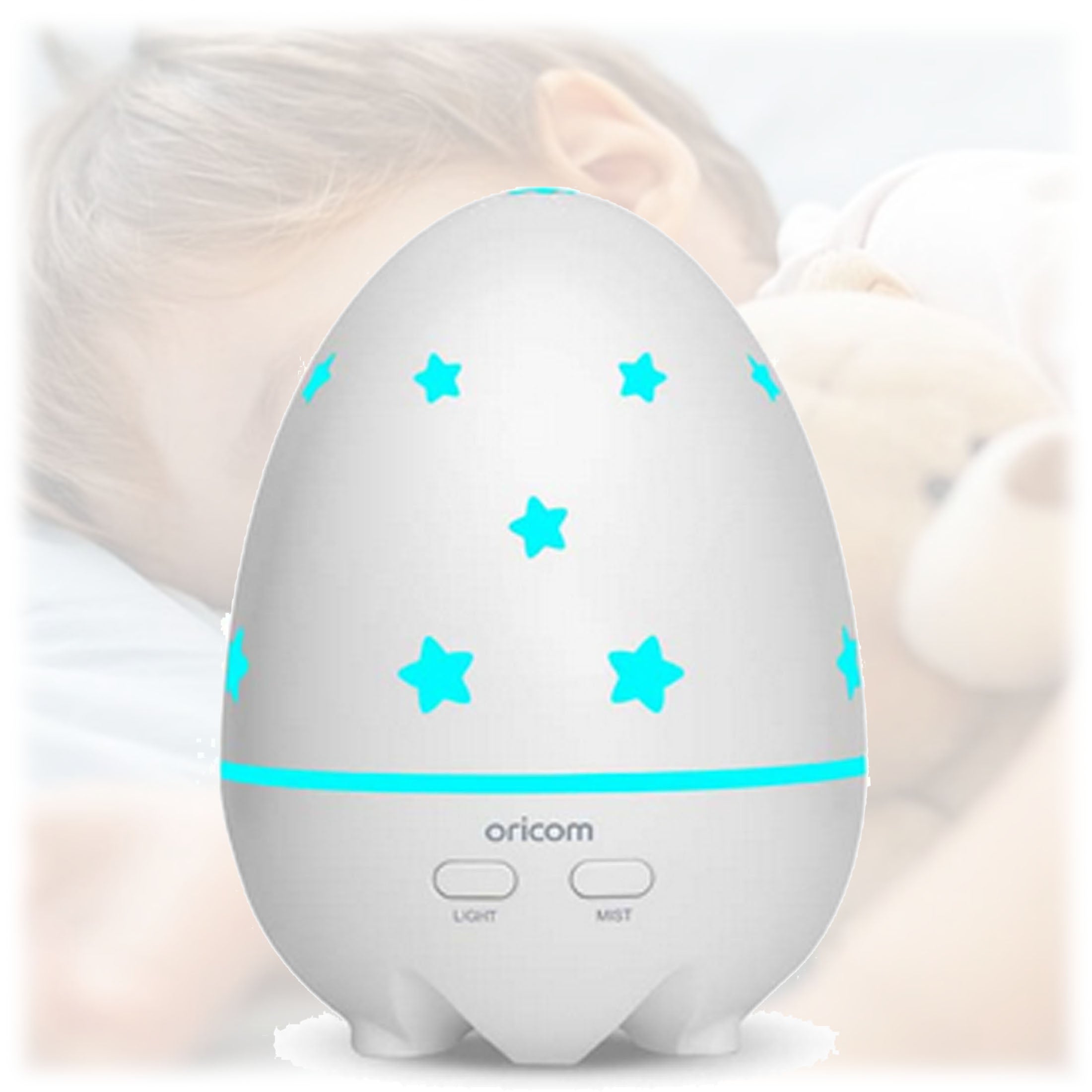 Aroma Diffuser Humidifier & Night Light Baby Kids Room AD50