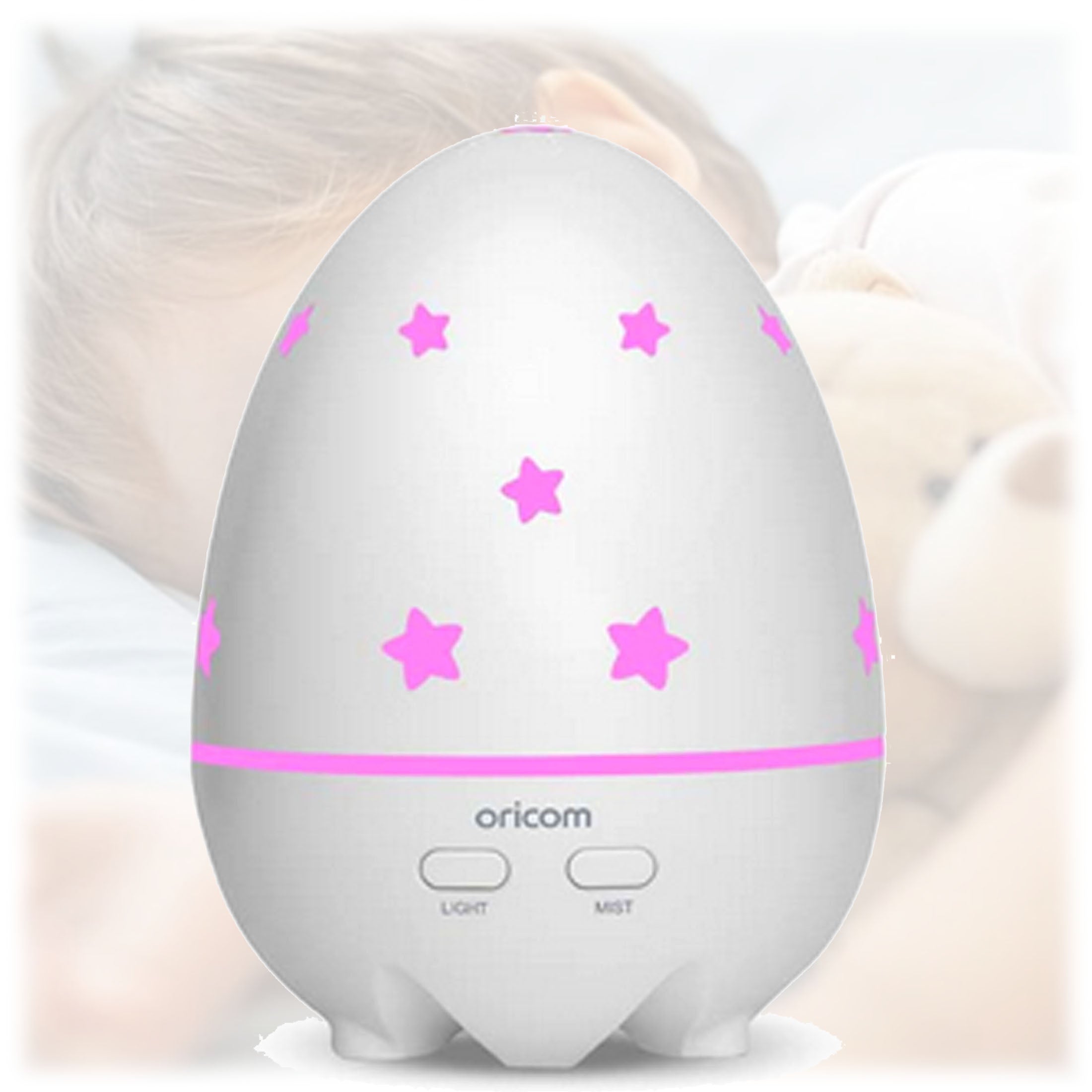 Aroma Diffuser Humidifier & Night Light Baby Kids Room AD50