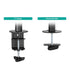 activiva Dual-Screen Articulating Monitor Arm with Interchangeable Laptop Holder