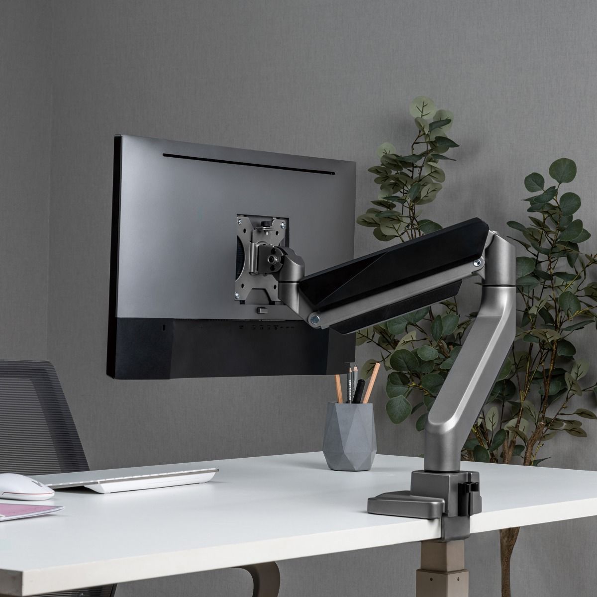 Heavy Duty Single Monitor Screen Gas Spring Monitor Arm