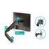 activiva Ergolife Dual-Screen Gas Spring Monitor Arm