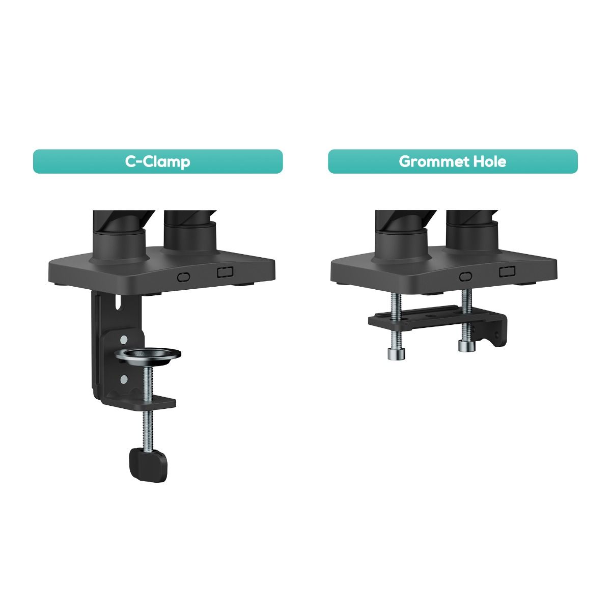 activiva Ergolife Dual-Screen Gas Spring Monitor Arm