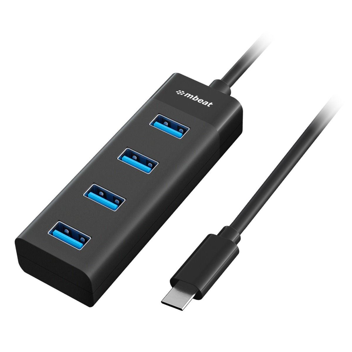 4-Port USB-C Hub with USB-C DC Port