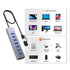 7-Port USB Hub with Dual USB-A & USB-C Connector