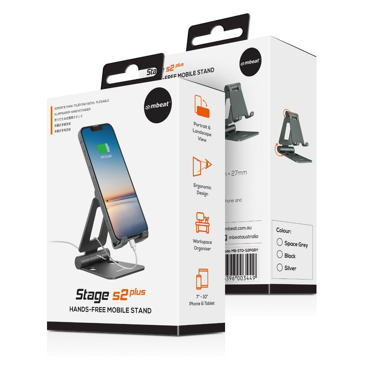 Stage S2+ Hands-Free Mobile Stand