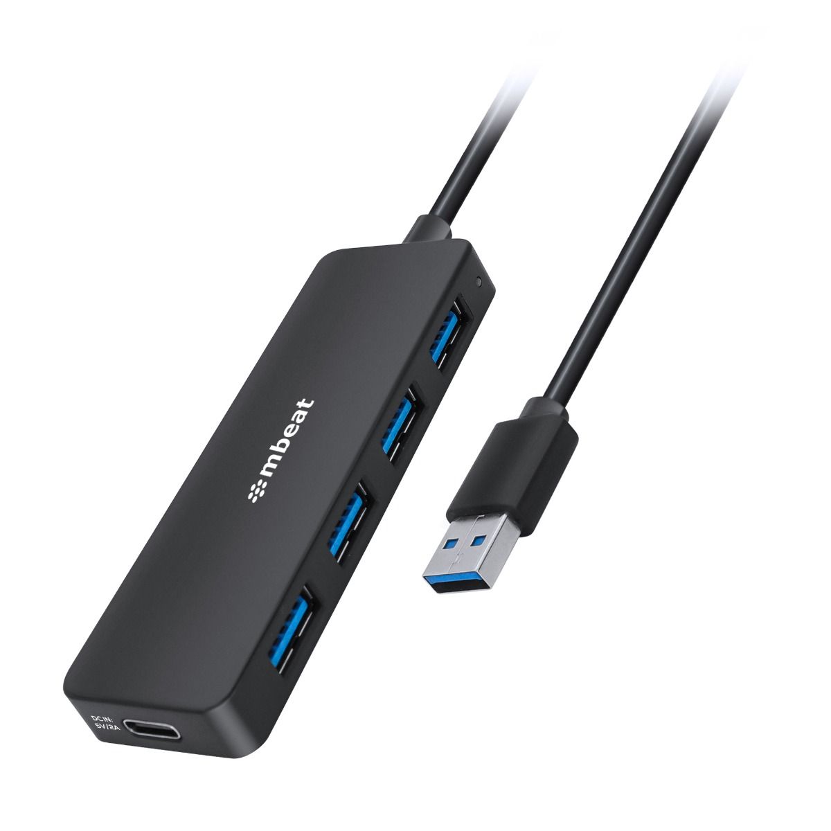 4-Port USB 3.0 Hub with USB-C DC Port