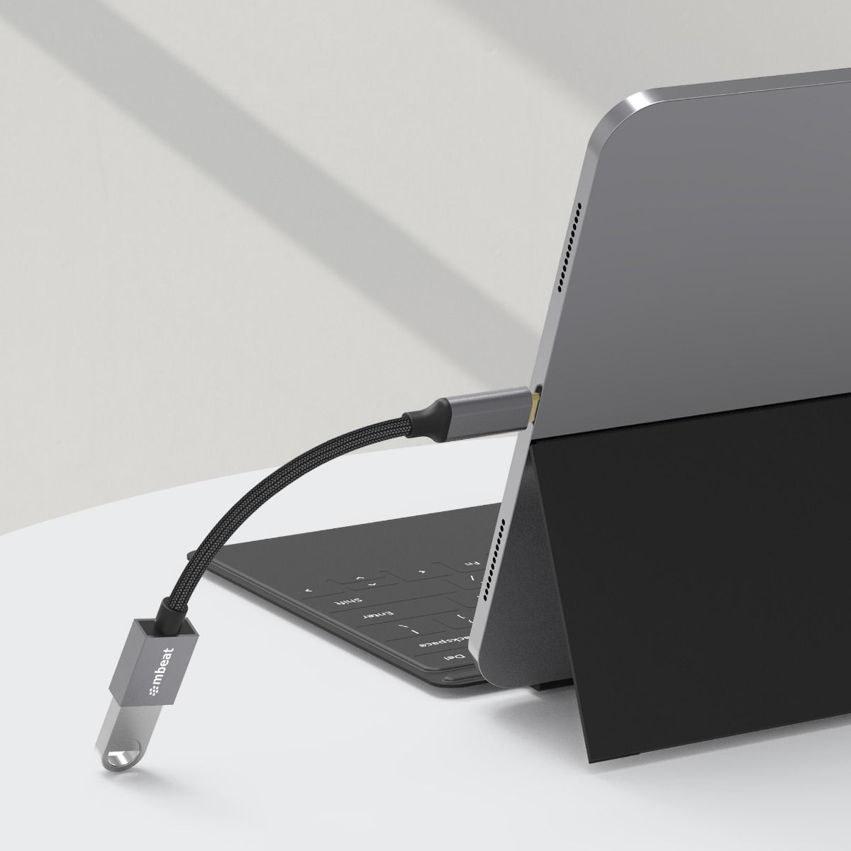 Tough Link USB-C to USB 3.0 Adapter with Cable - Space Grey