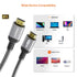 mbeat Tough Link 1.5m Certified 8K HDMI Cable - Space Grey