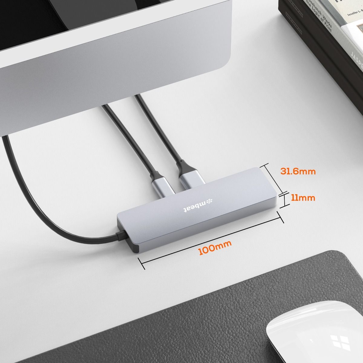 Elite 4-Port 10Gbps USB-C Gen 2 Hub (2A+2C)