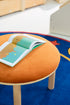 Jooyes Kids 4 Colour Round Velvet Ottoman Set of 4