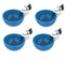 DIY Automatic Poultry Drinker Cups 4 Pack Chicken Water Feeder