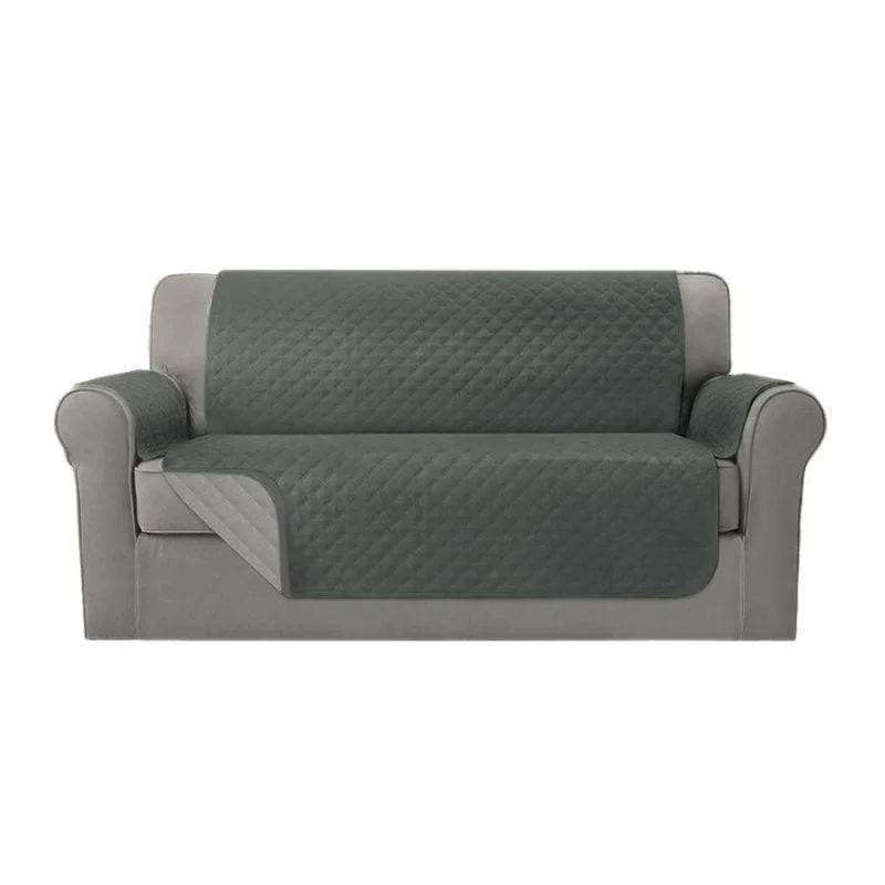 Sofa Cover Couch Cover 3 Seater Reversable Grey