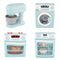 4 Piece Home Appliance Toy Mixer, Washing Machine, Oven & Dishwasher, With Lights & Sound
