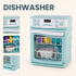 4 Piece Home Appliance Toy Mixer, Washing Machine, Oven & Dishwasher, With Lights & Sound