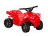Rechargeable Ride-on Quad bike Red with Safe Braking System