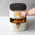 7L Digital Air Fryer with 8 pre-set Touch-control Cooking Programs - Cream