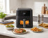 1400W 5L Non-Stick Digital Air Fryer with Clear Viewing Window