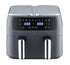 8L Dual Zone Digital Air Fryer with 200C, 10 Cooking Programs