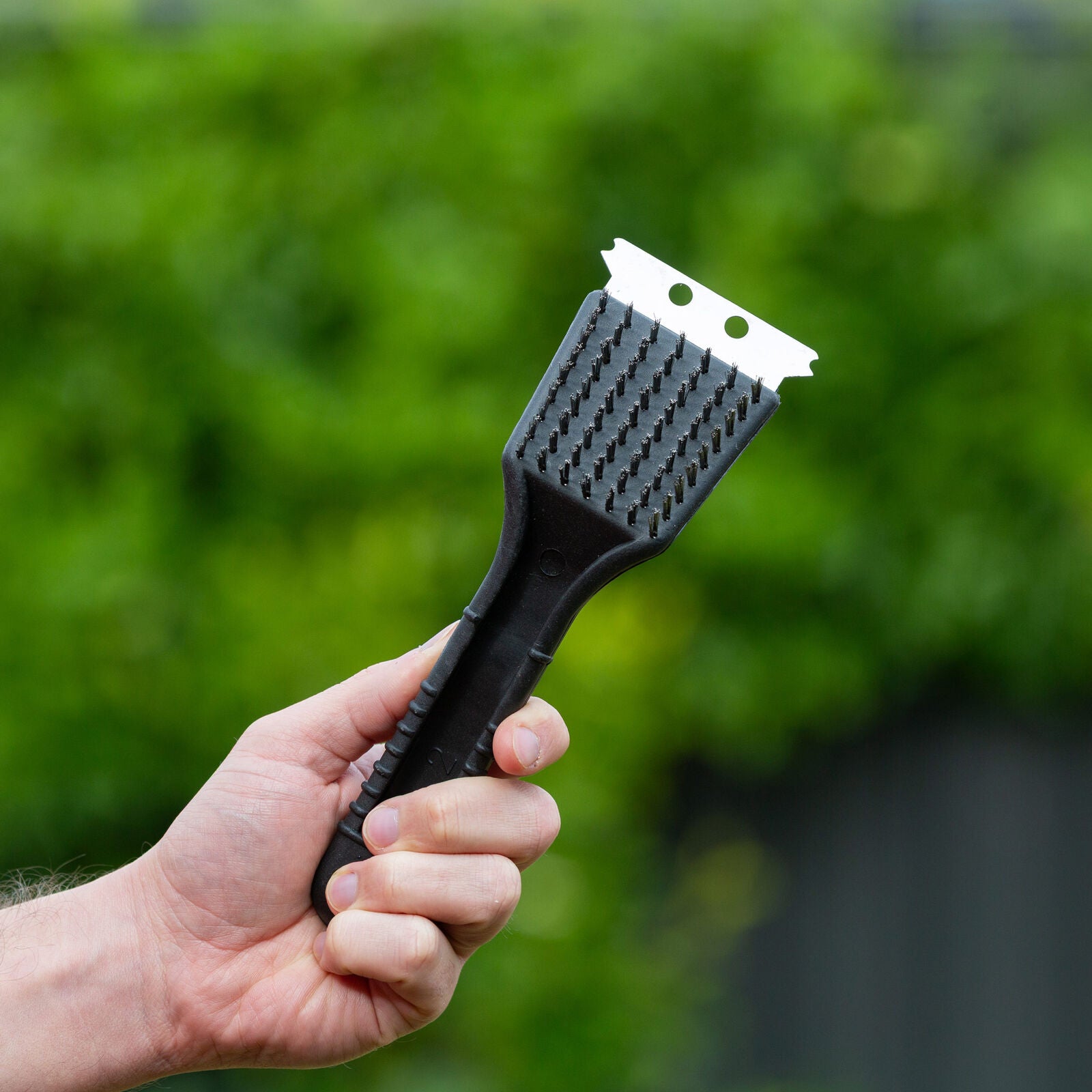 Stainless Steel BBQ Brush and Scraper Blade
