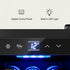 12 Bottle Thermoelectric Wine Fridge, 65W, UV Protected Glass Door, Soft LED Illumination