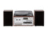 Audio Home Entertainment System Brown Turntable, CDs, Vinyl, Wireless Streaming & More