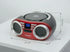 Portable CD Player Red 4W Speaker with FM Radio & AUX In