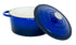 26cm Enamelled Cast Iron French Oven Casserole (4.7L) - Blue