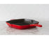 Enamelled Cast Iron Square Grill Pan (44 x 30 x 4.7 cm) - Red