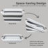 45L Space Saving  Laundry Basket,  Collapsible Hamper for Dorms, RVs, Homes & Garages