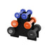 7pc 2/3/5kg 20Kg Total Weighted Dumbbell Gym Set for Exercise w/Rack