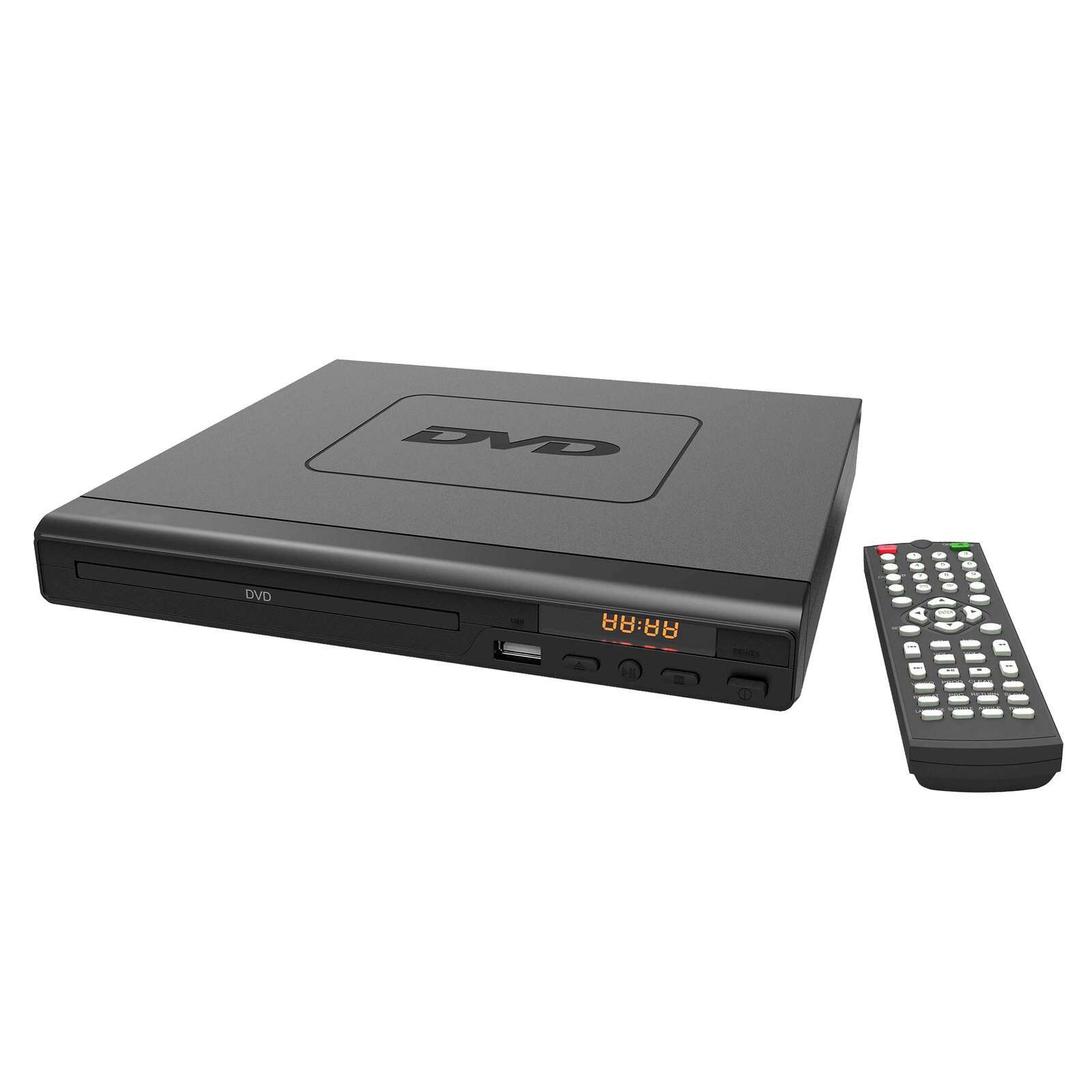 Mini-Size DVD Player Black w/ Multi-Region Set-up & Compact Size