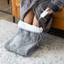 Plush flannel fleece Foot Warmer with 4 Temperature Settings