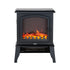 Electric Fireplace Heater – 1000/2000W, Log Flame Display, Freestanding, Black
