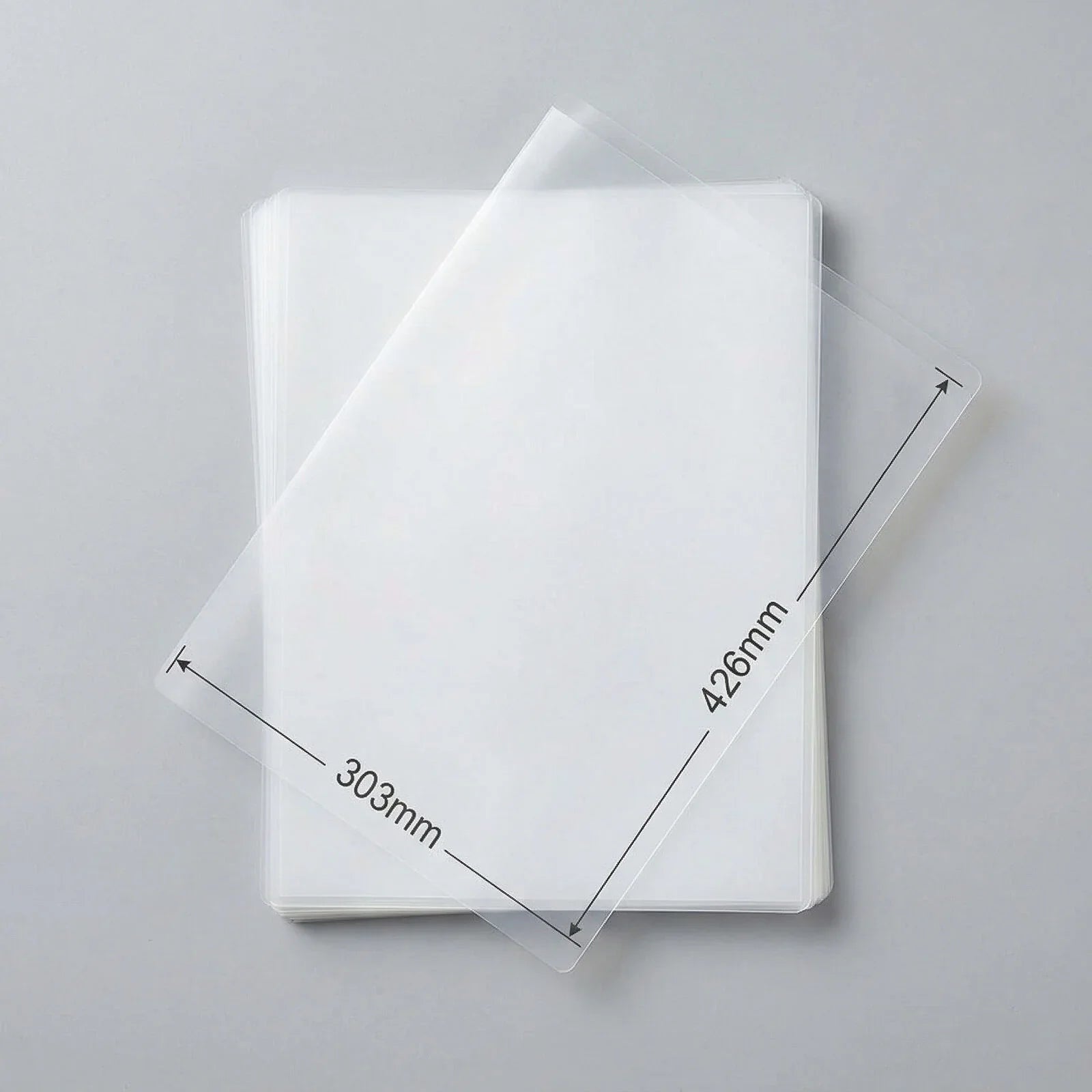 A3 Laminating Pouches – 80 Micron, 50‑Pack, 303×426mm, Clear